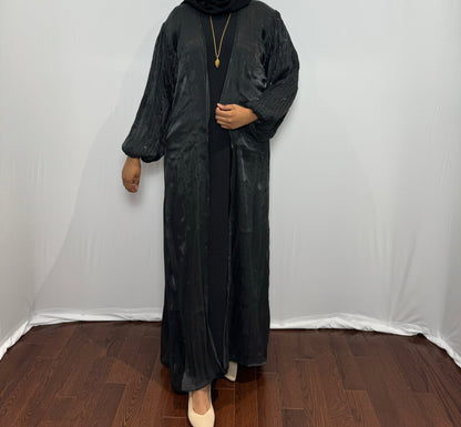 Satin Beaded Sleeve Set