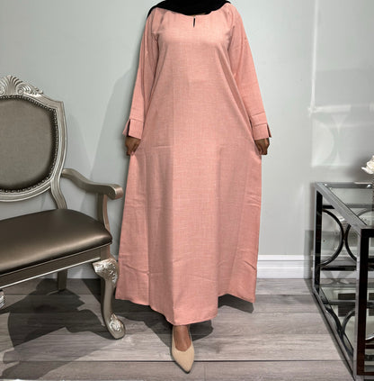 Linen Abaya
