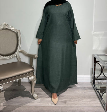 Linen Abaya