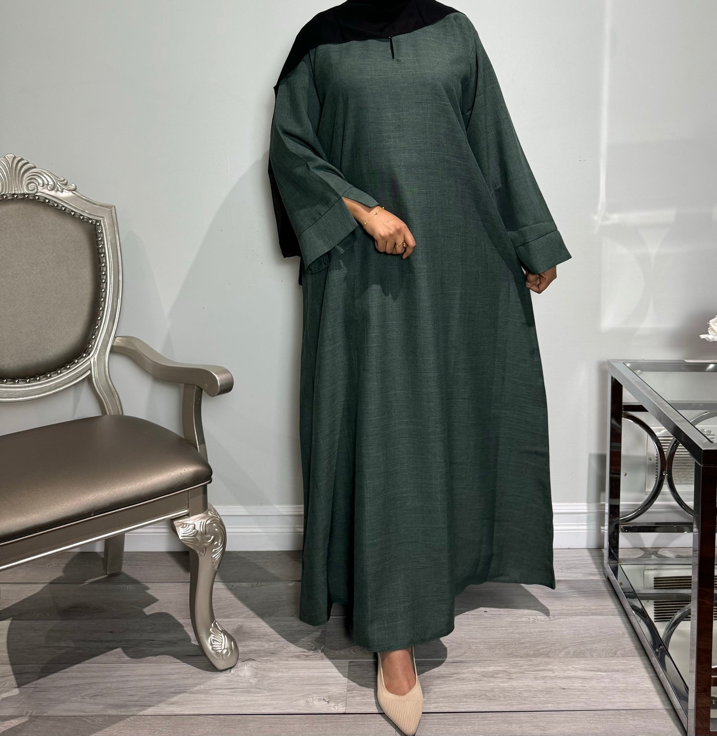 Linen Abaya