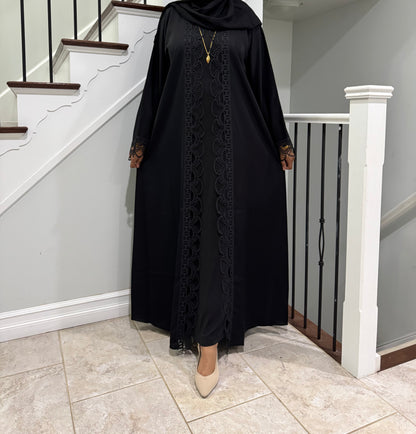 Lace Abaya Set