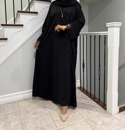 Lace Abaya Set