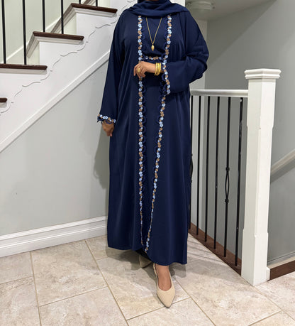 Flower Abaya Set