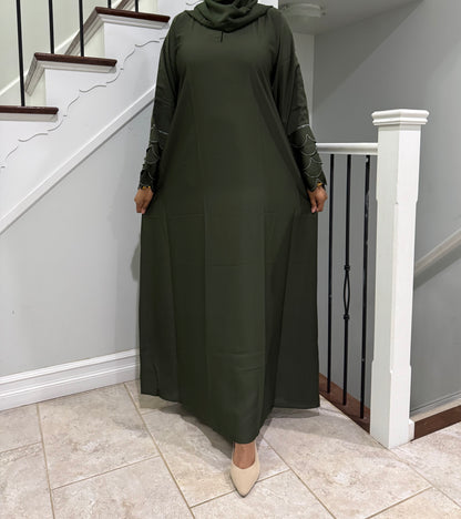 Petal Sleeve Abaya
