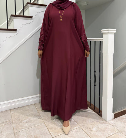 Petal Sleeve Abaya