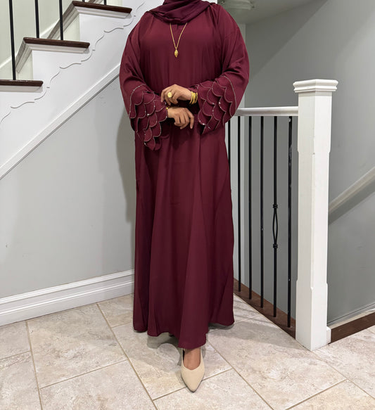 Petal Sleeve Abaya